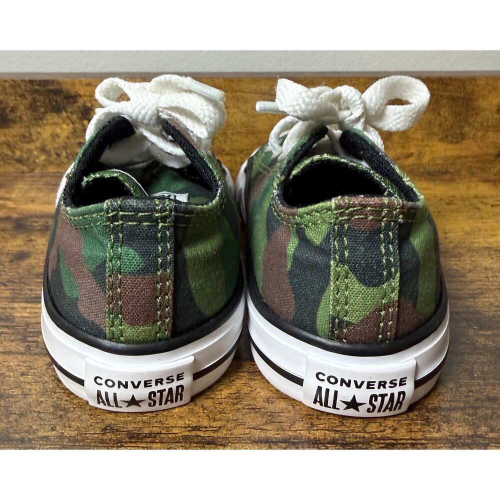 NWOB Converse All Star Little Kid Toddler 5C Camo Low Top Sneakers 770524F - Picture 3 of 6
